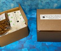 dog soap and biscuit set
