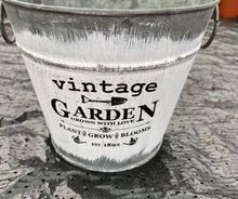 empty vintage garden pot 