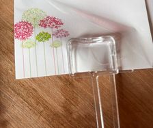 flower card and holder